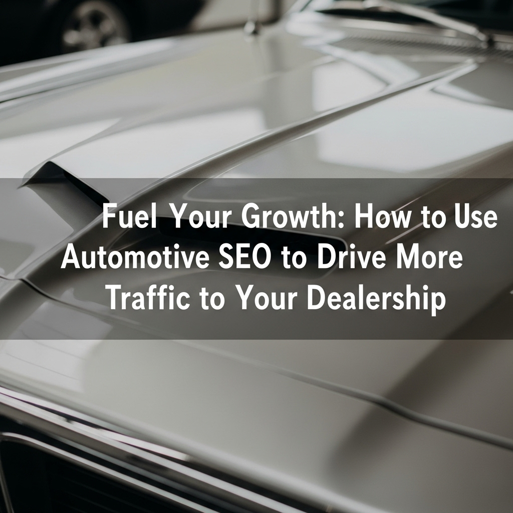 Automotive SEO for Dealers: Drive Traffic and Sales